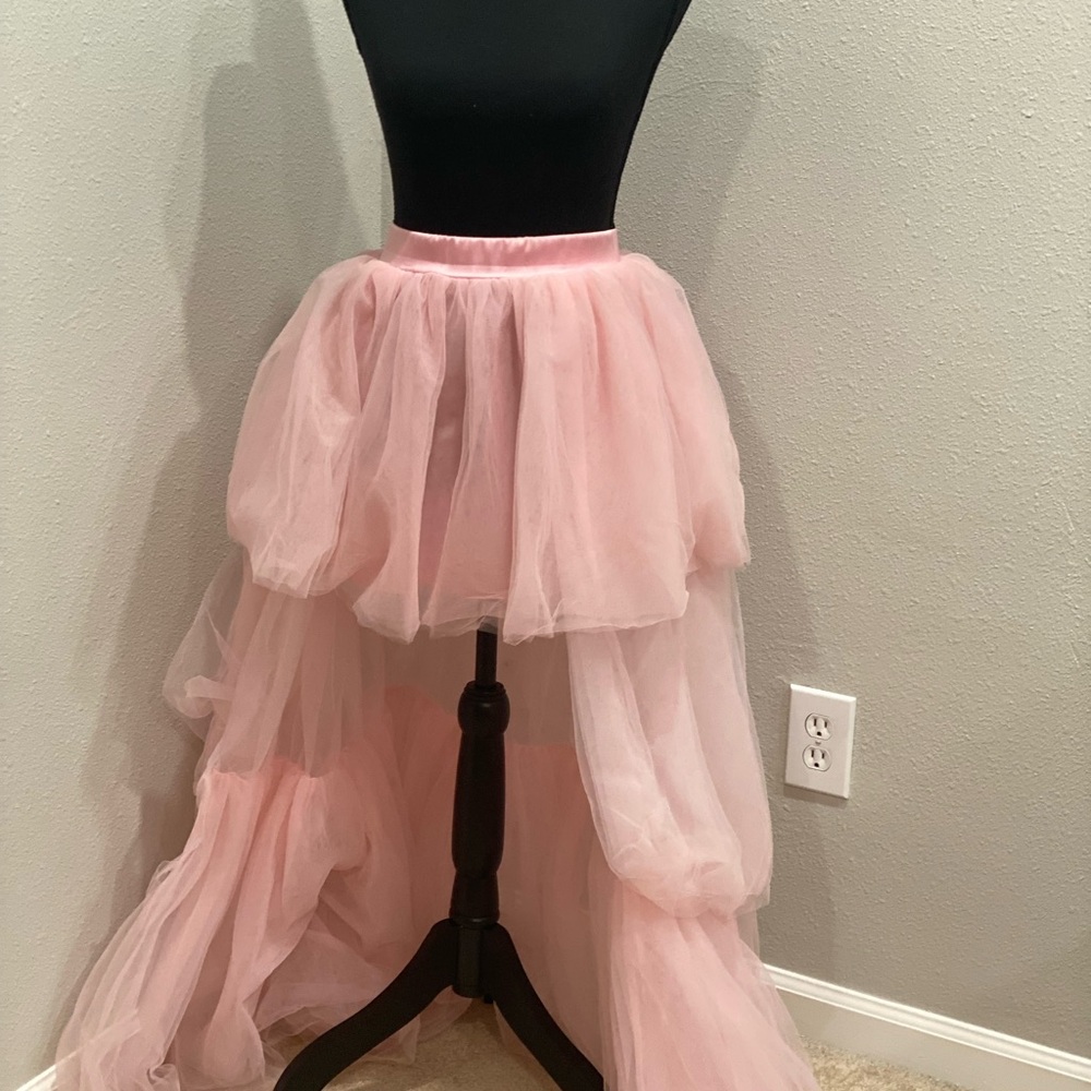Forever 21 x Wicked Pink High-Low Tulle Skirt